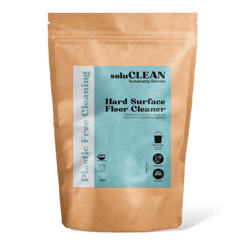 Soluclean Hard Surface Floor Cleaner, (One Packet of 50 Sachets)