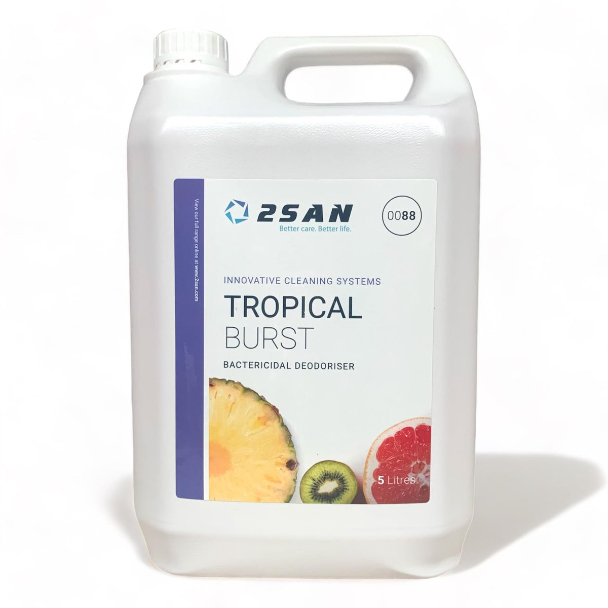 2SAN Tropical Burst Bactericidal Deodoriser 5 Litre