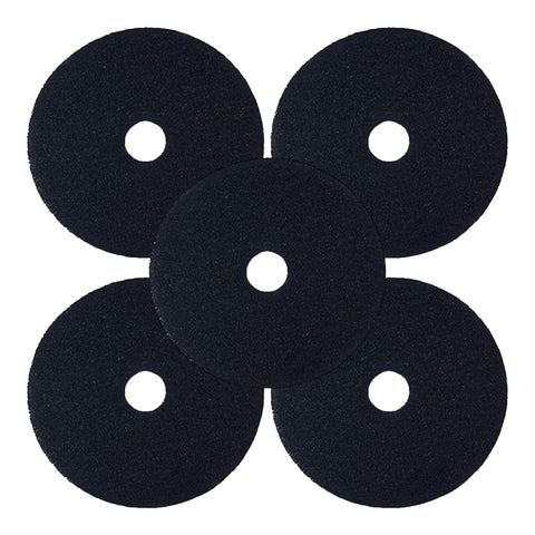 Black Floor Pads Pack of 5 17 inch Pads For Machine Buffing