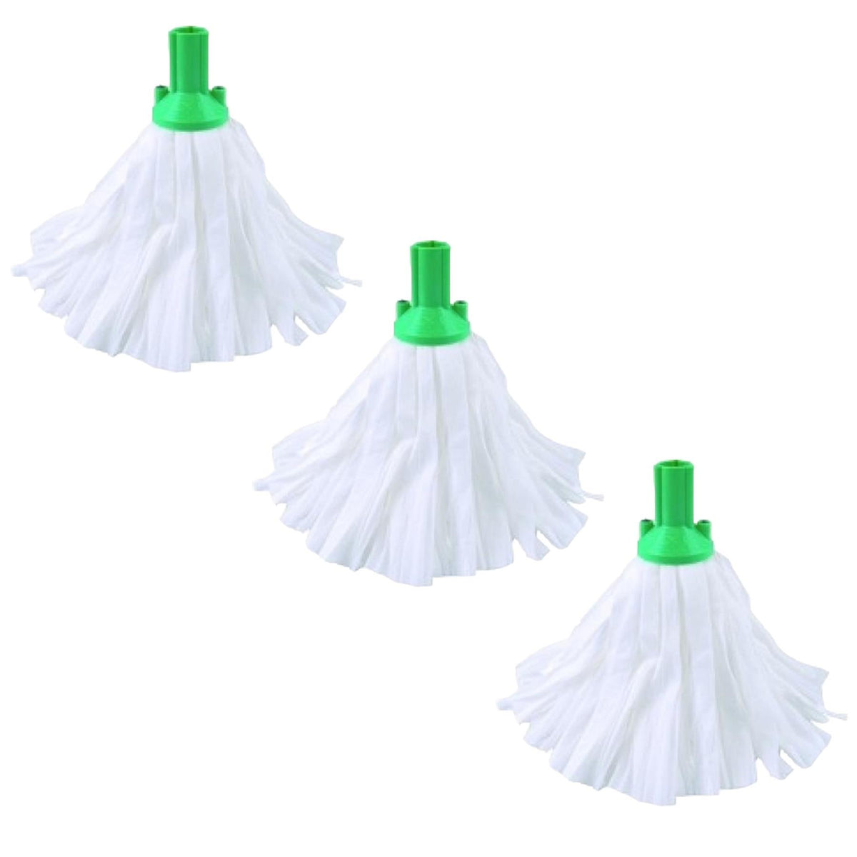 Exel Disposable Mop Heads 117 Grams Pack of 3 Green