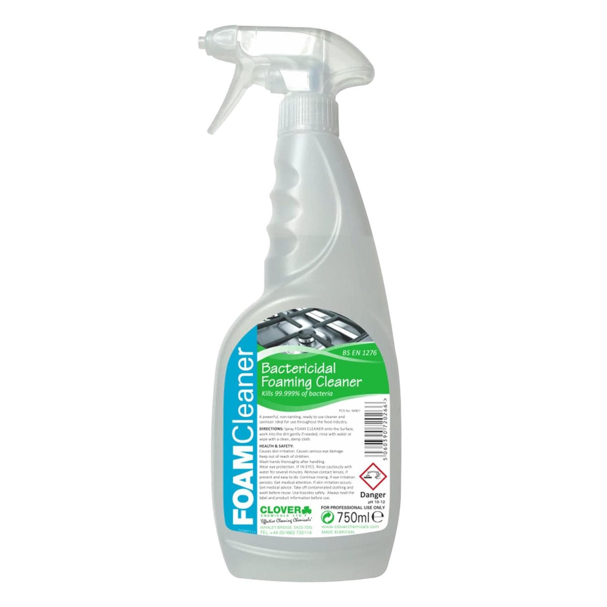 Clover Chemicals Foam Cleaner 750ml Trigger Spray