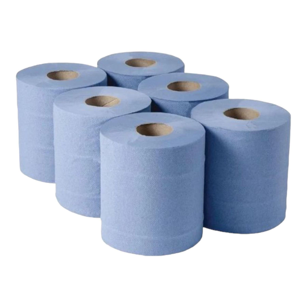 150M Centrefeed Rolls Blue Pack of 6 2ply