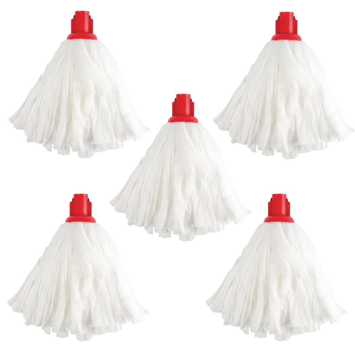 Exel Disposable Mop Heads 117 Grams Pack of 5 Red