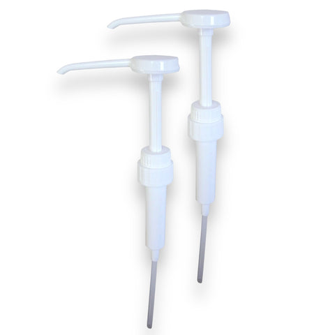 Pack of Two White 38mm Pump Dispensers to Suit 5 Litre Containers