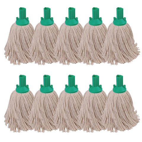 Exel Cotton Mop Heads 250 grams Pack of 10 Green