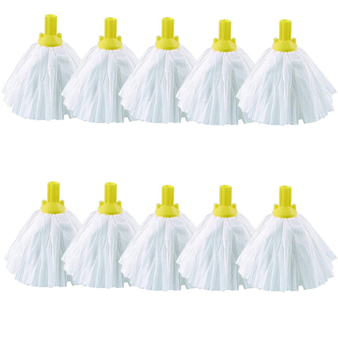 Exel Disposable Mop Heads 117 Grams Pack of 10 Yellow