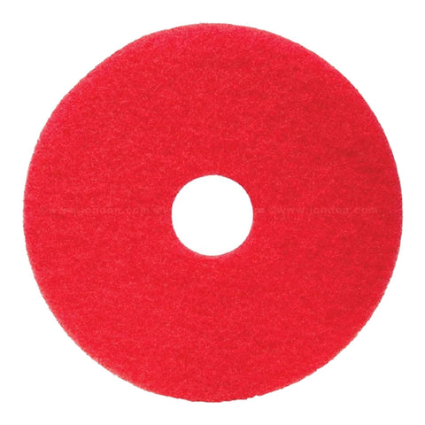 Red Floor Pads Pack of 5 14 inch Pads For Machine Buffing