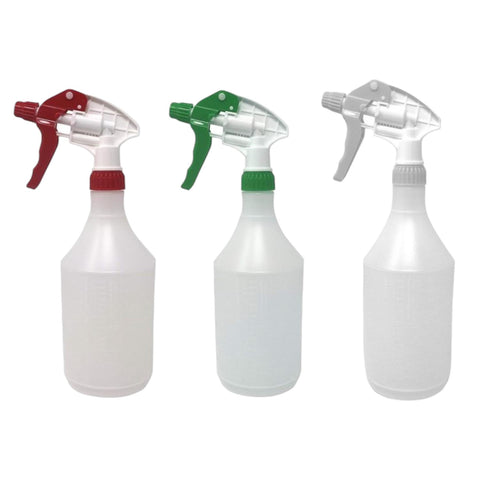 Pack Of 3 Random Mixed Reusable Trigger Spray Bottle 750ml Heavy Duty