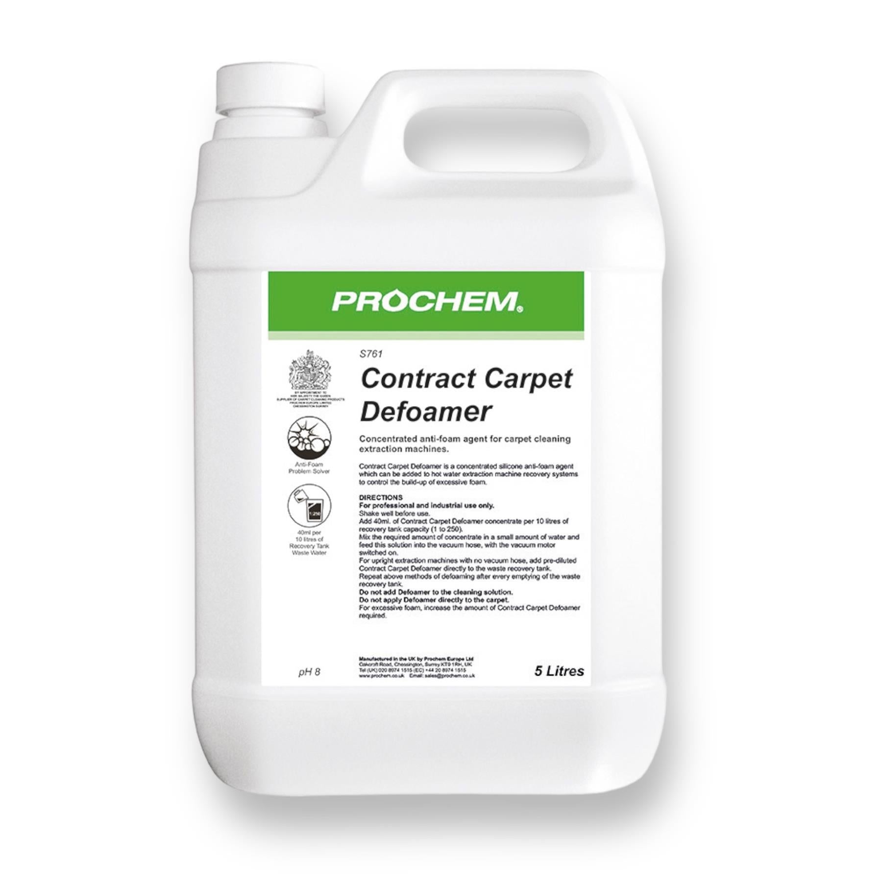 Prochem Contract Carpet Defoamer 5 Litre Aardvark Janitorial Supplies prochem-contract-carpet-defoamer-5-litre-aardvark-janitorial-supplies