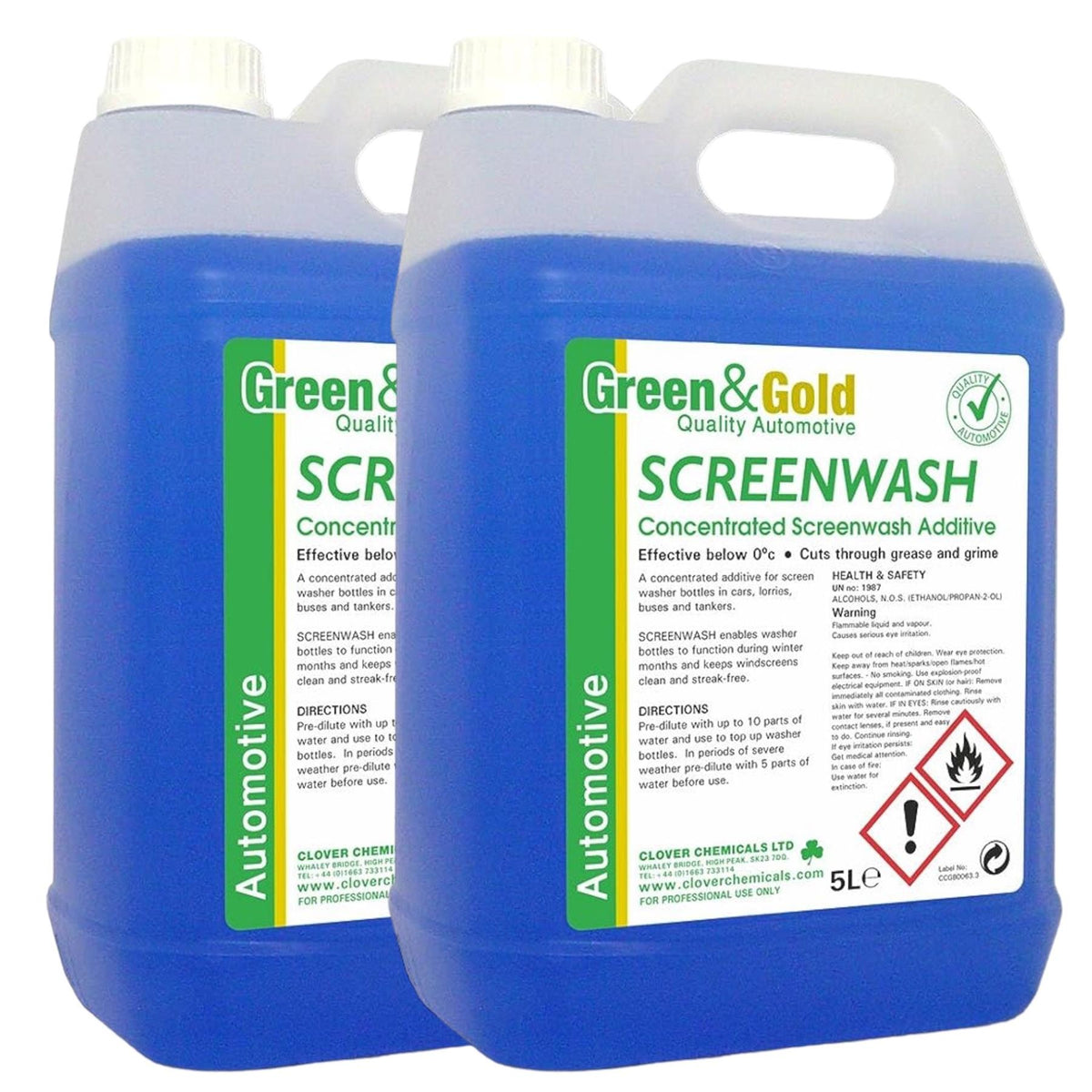 Clover Chemicals Screen Wash 10 Litre