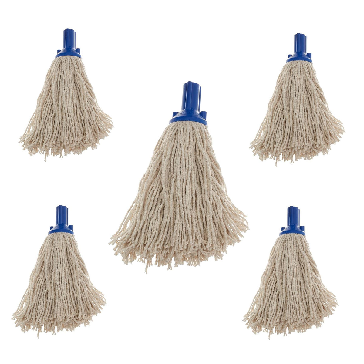 Exel Cotton Mop Heads 250 grams Pack of 5 Blue