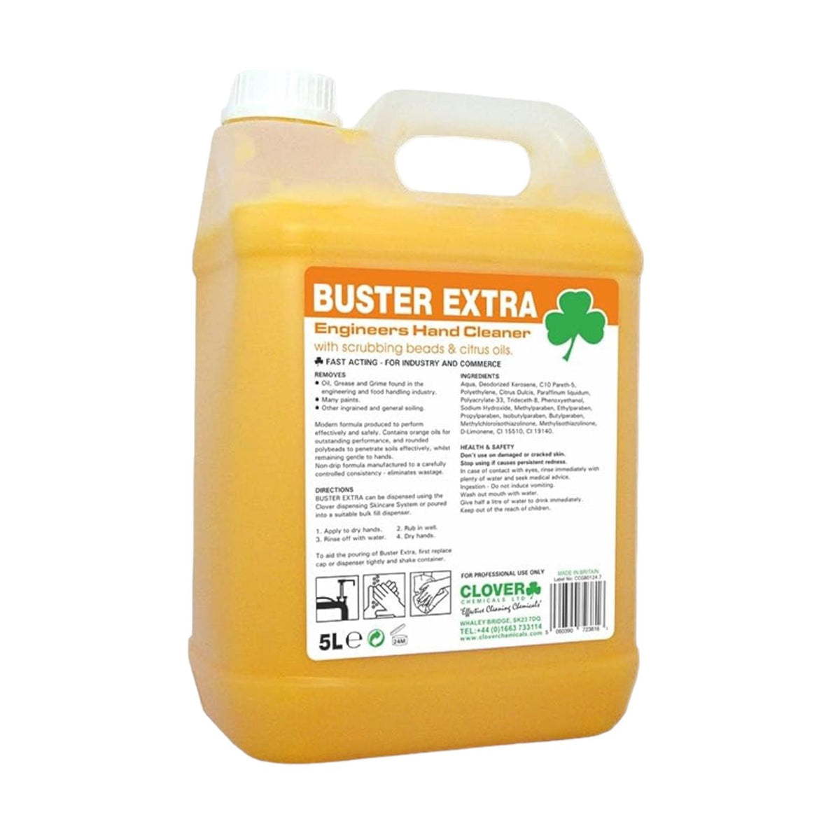Clover Buster Extra Engineers Hand Cleaner 5 Litre