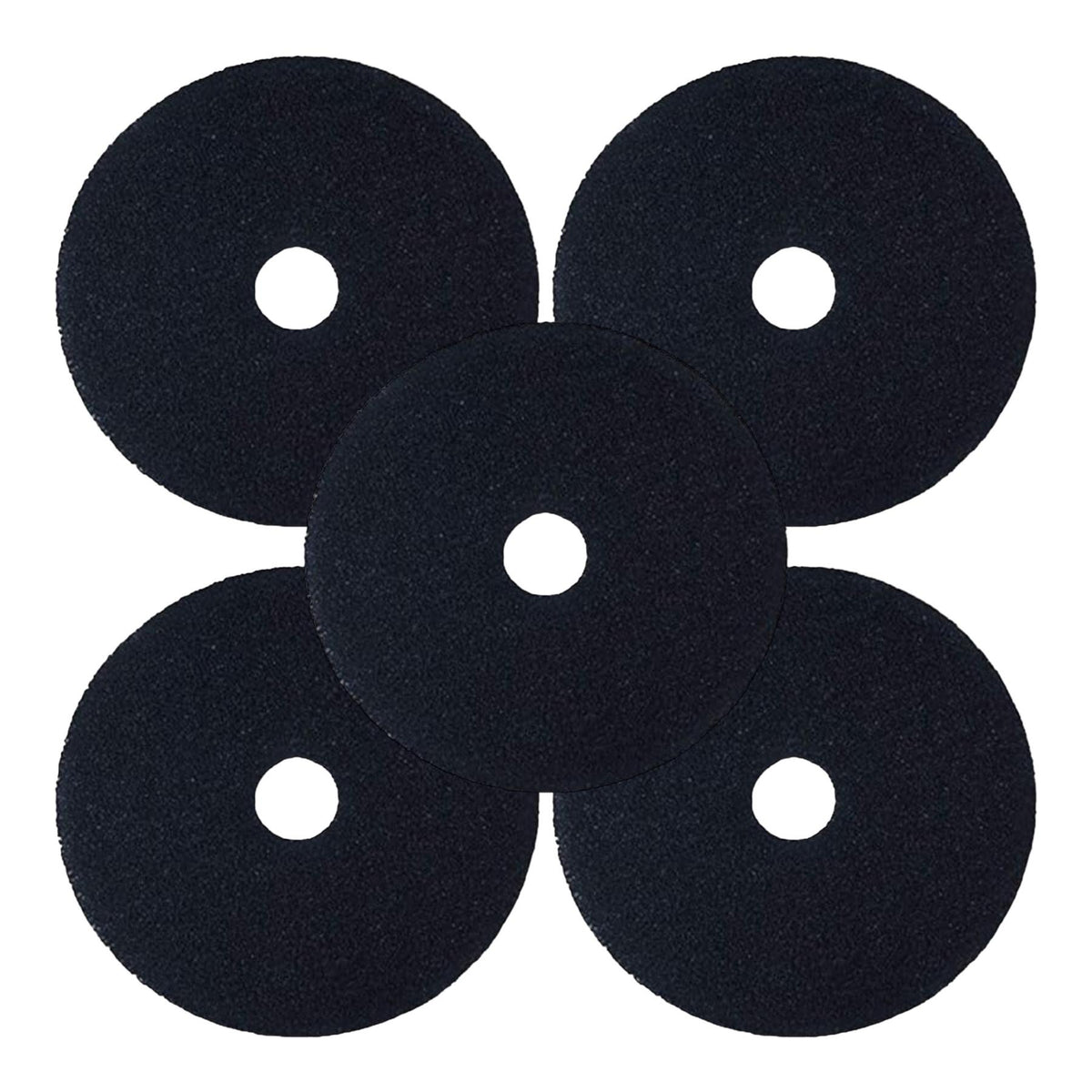 Black Floor Pads Pack of 5 16 inch Pads For Machine Buffing