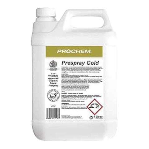 Prochem Prespray Gold Professional Carpet Cleaning Solution 5 Litre