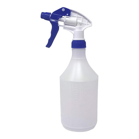 Pack of 10 Reusable Blue Trigger Spray Bottle 750ml Heavy Duty