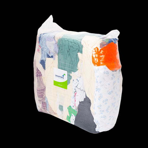 Rag Wipers 10KG Rag Bag Cleaning Cloths Cotton and Polycotton