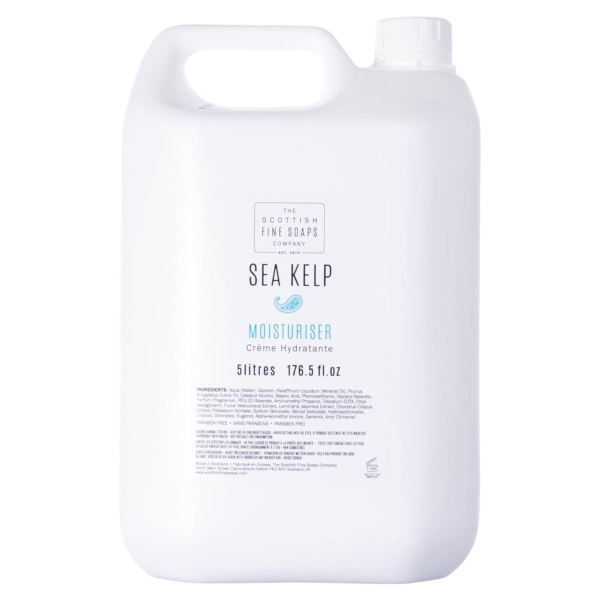 Scottish Fine Soaps Commercial Sea Kelp Moisturiser 5 litres