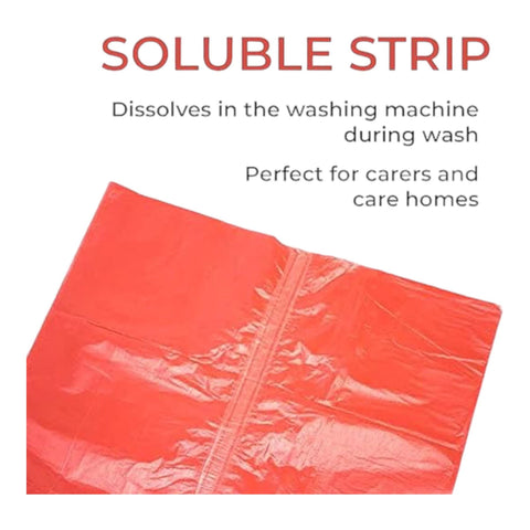 Soluble Strip Laundry Sack Red Case