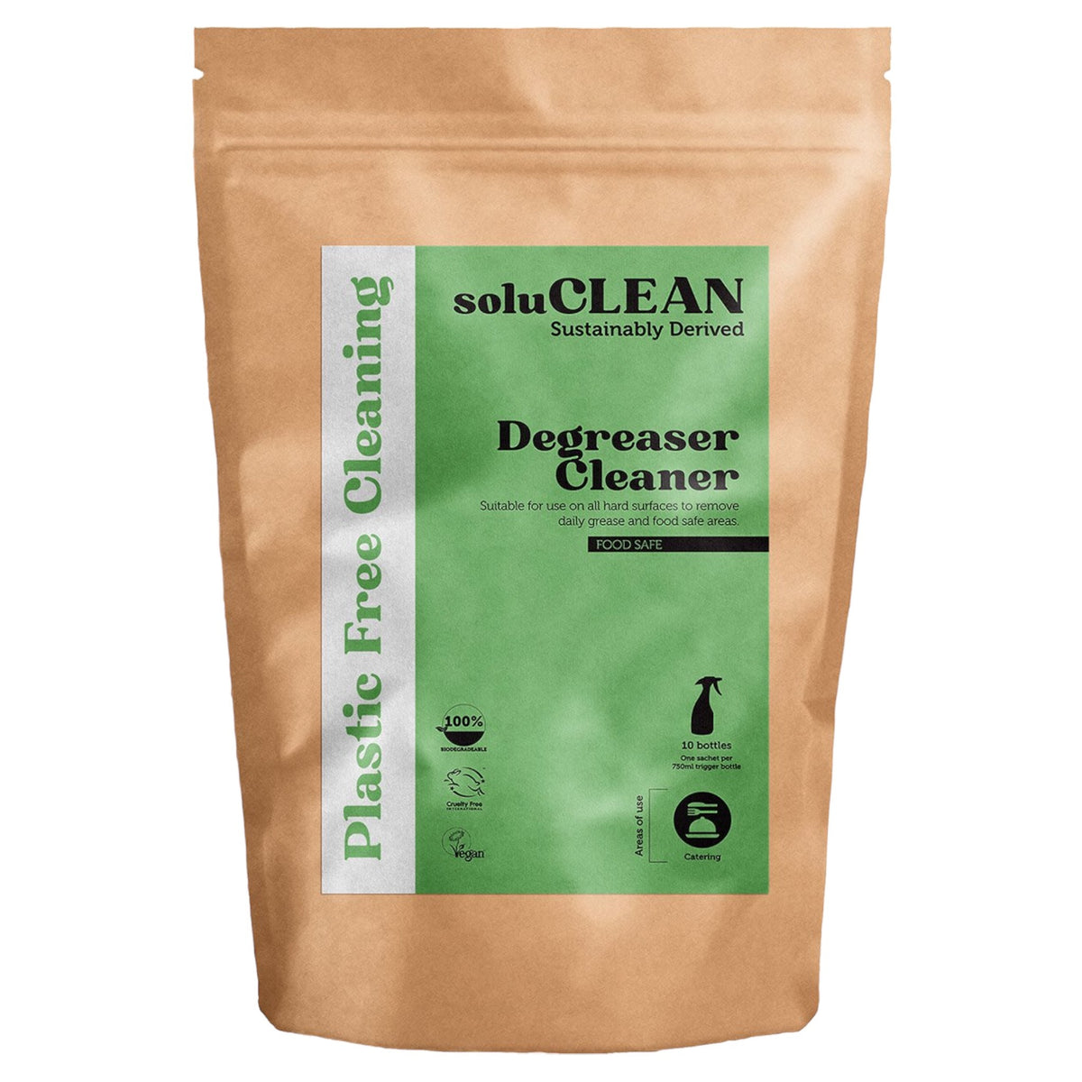 Soluclean Degreaser Cleaner,  (One Packet of 10 Sachets)