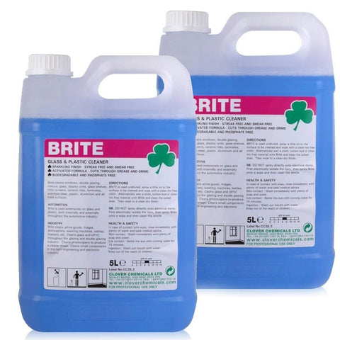 Clover Chemicals Brite Glass and Mirror Cleaner 10 Litre