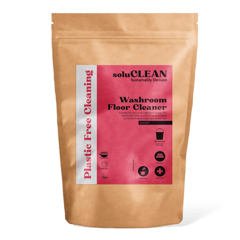 Soluclean Washroom Floor Cleaner, (One Packet of 50 Sachets)