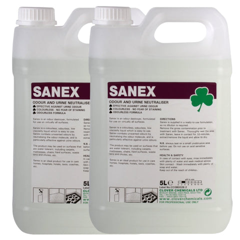 Clover Chemicals Sanex Deodoriser and Urine Neutraliser 10 Litre