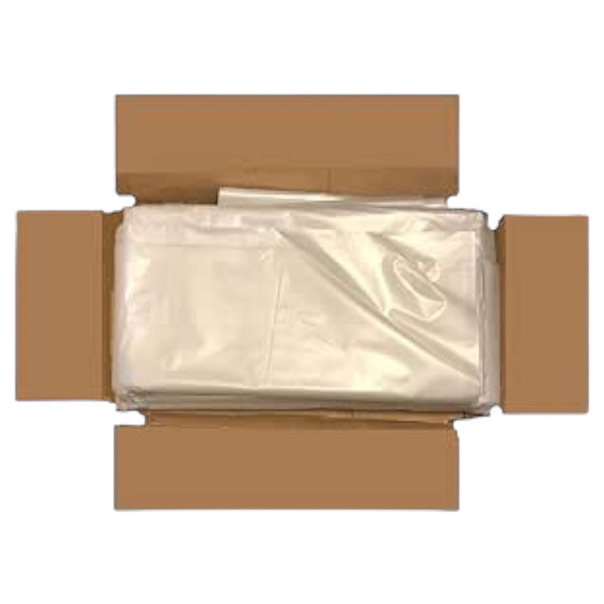 Tezraftaar® 200 Heavy Duty Rubbish Bin Bags Clear Sack Bin Liner 18 x 29 x 39" 200 Gauge
