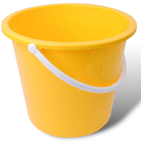 Robert Scott 10 Litre Yellow Bucket with Swing Handle