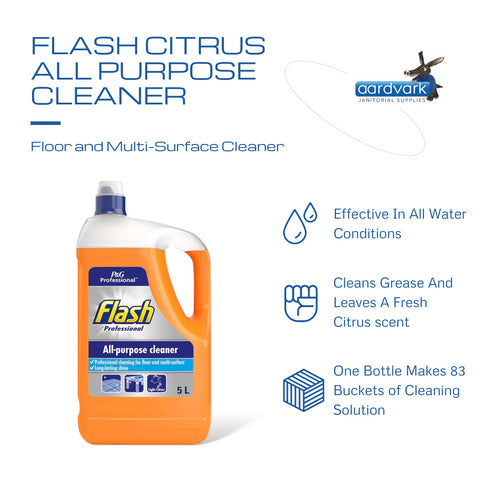 Flash Professional All Purpose Cleaner Citrus 10L