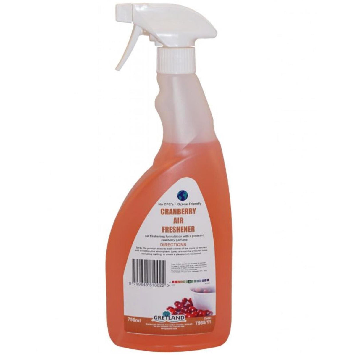 Cranberry Air Freshener and Odour Remover 750ml Trigger Spray Bottle