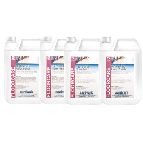 High Solids Floor Polish - Professional Durable Gloss Floor Finish - 5L