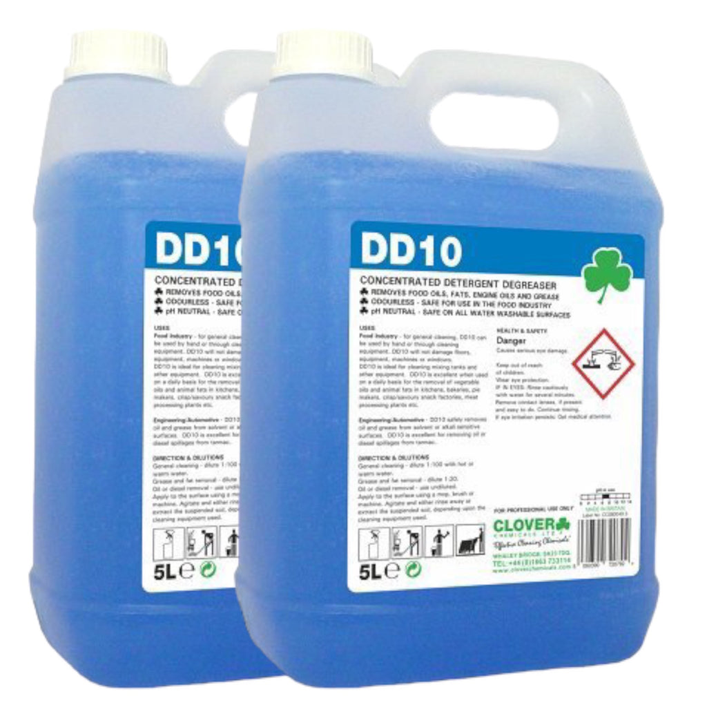 Clover DD10 Concentrated Detergent Degreaser 10 Litre – Aardvark ...