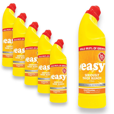 Easy Seriously Thick Bleach, Citrus, 12 x 750ml