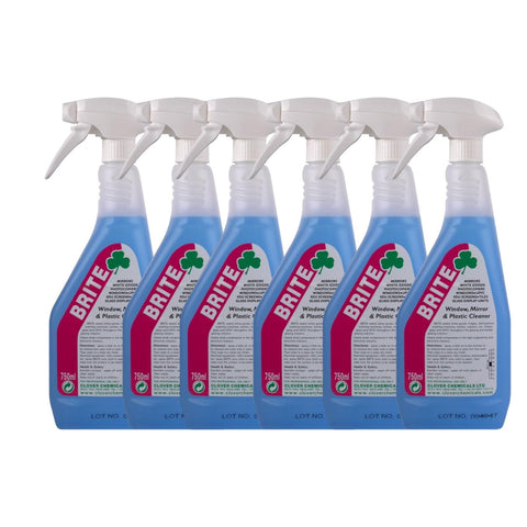 Clover Chemicals Brite Bundle 6 x 750ml Trigger Bottles