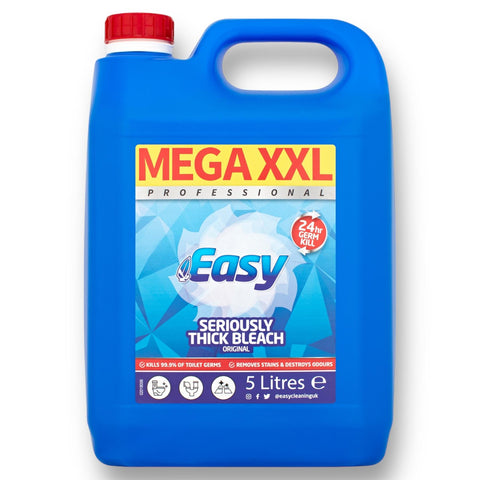 Easy Thick Bleach Original 10 Litre, Mega XXL, Remove Stains and Destroy Odours