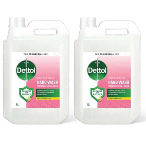 Dettol, Pro Cleanse Liquid Hand Wash, Antibacterial, Refreshing Citrus, 10 Litre