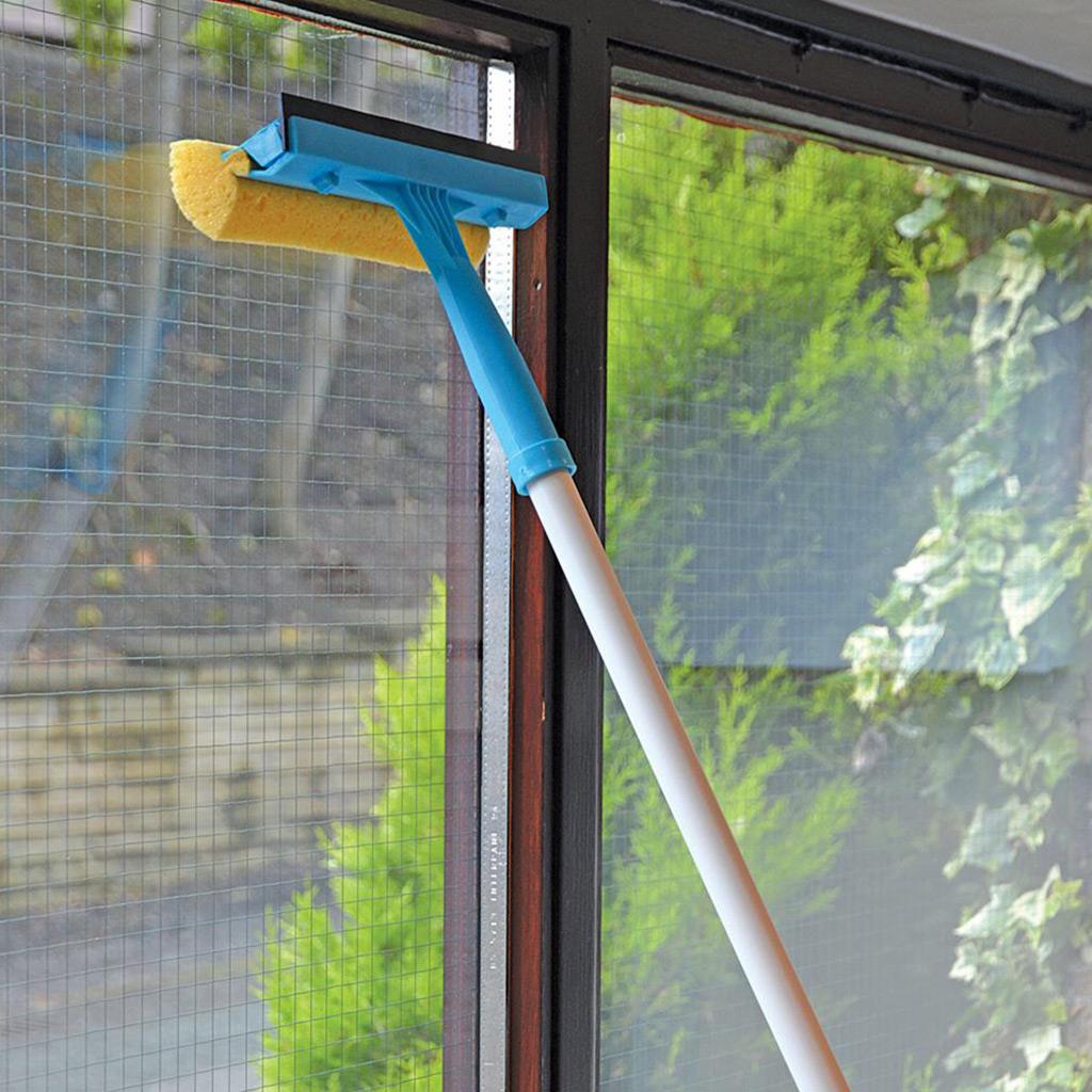 Robert Scott Blue Window Squeegee With Handle