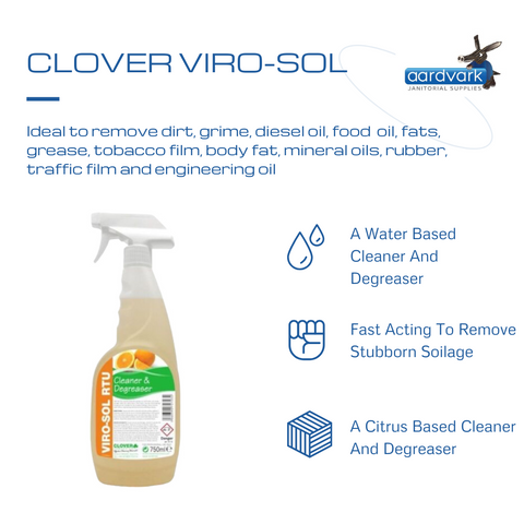 Clover Chemicals Viro-sol 750ml Trigger Spray