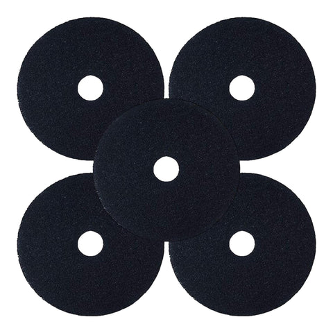 Pack of Five 20" Black Floor Buffing Pads