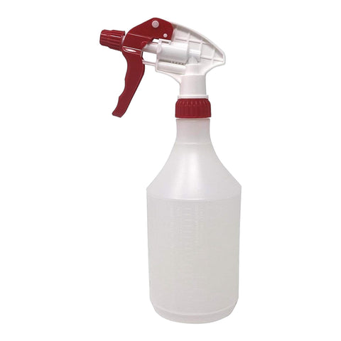 Pack Of 5 Reusable Red Trigger Spray Bottle 750ml Heavy Duty