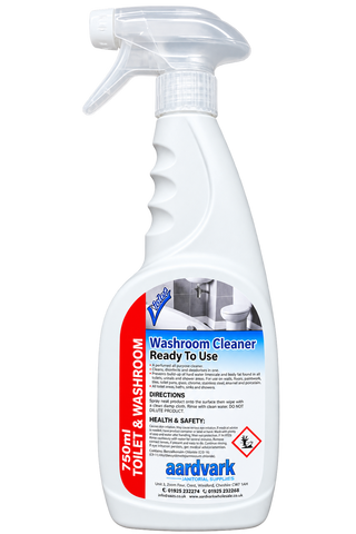 Washroom Cleaner - Professional Toilet & Bathroom Cleaning Spray - 750ml