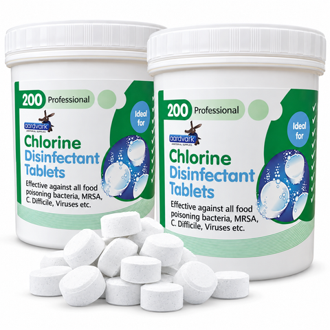 Chlorine Disinfectant Tablets - Professional Cleaning & Sanitising Tablets