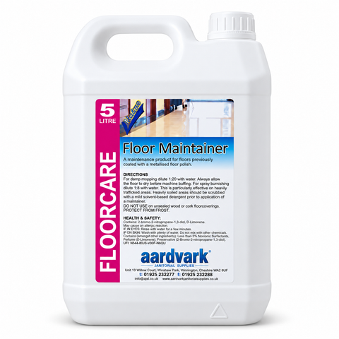 Floor Maintainer - Professional Maintenance Cleaner for Polished Floors - 5L