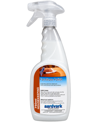 Furniture Polish - Professional Wax-Free Cleaner & Shine Spray - 750ml