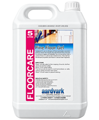 Pine Floor Gel - Professional Floor Cleaner & Disinfectant - 5L