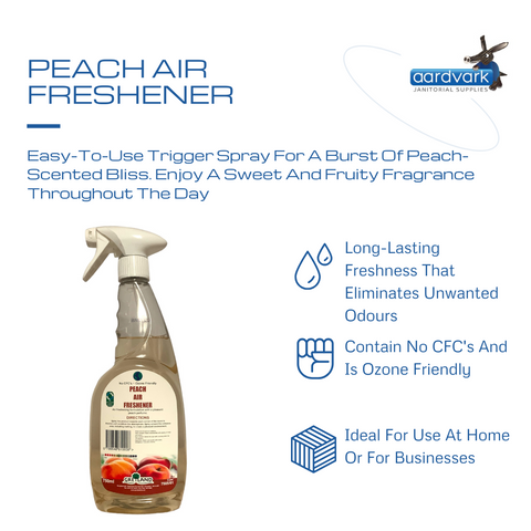 Greyland Peach Air Freshener 750ml Ready to Use Trigger Spray Bottle