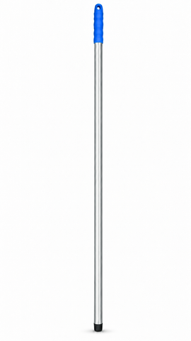 Colour Coded Aluminium Handle – Professional Screw-Fit Handle for Mops & Brushes - Green, Red, Blue & Yellow