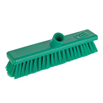 Colour Coded Broom / Scrub Heads – Stiff & Soft -  23cm, 30cm & 45cm Professional Screw-Fit Cleaning Heads