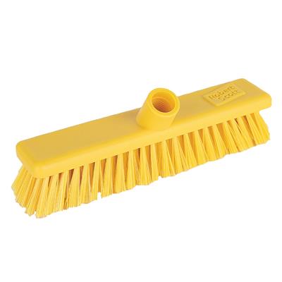 Colour Coded Broom / Scrub Heads – Stiff & Soft -  23cm, 30cm & 45cm Professional Screw-Fit Cleaning Heads