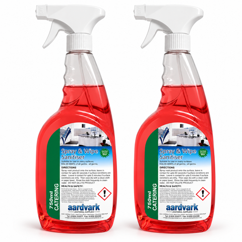 Spray & Wipe Sanitiser - Professional Surface Cleaner - 750ml